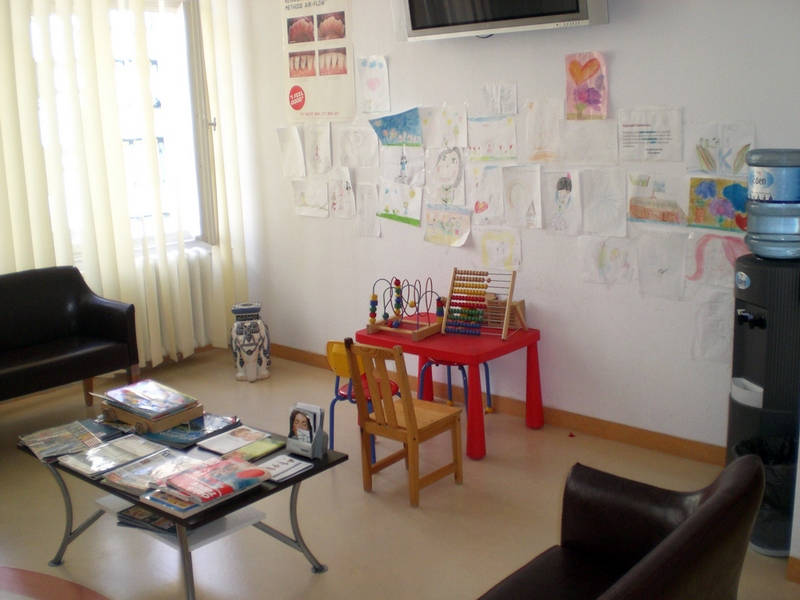 Bekleme salonundaki çocuk köşesi